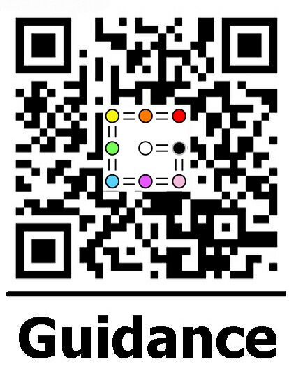 QR-Code_Link zu steinkellner.jp, in der Mitte das Guidance-Logo